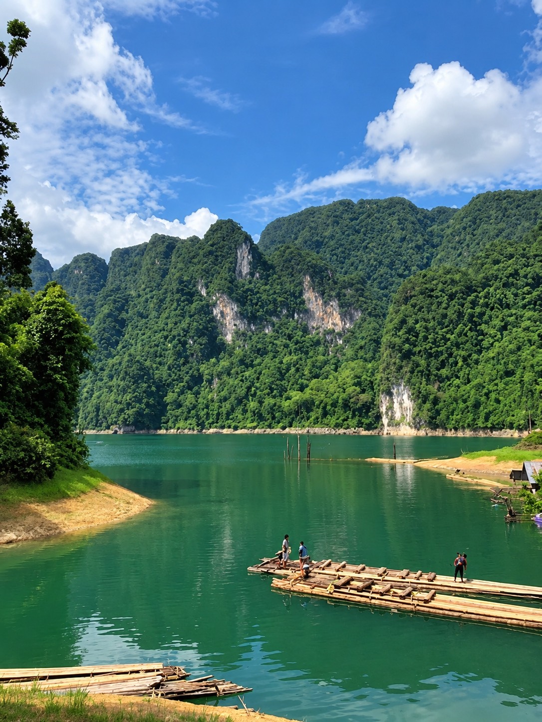 By Boat and Bamboo Raft to Coral Cave