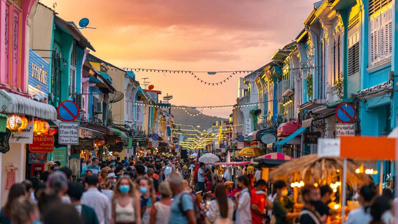 Old Town Market in Takua Pa & Phuket