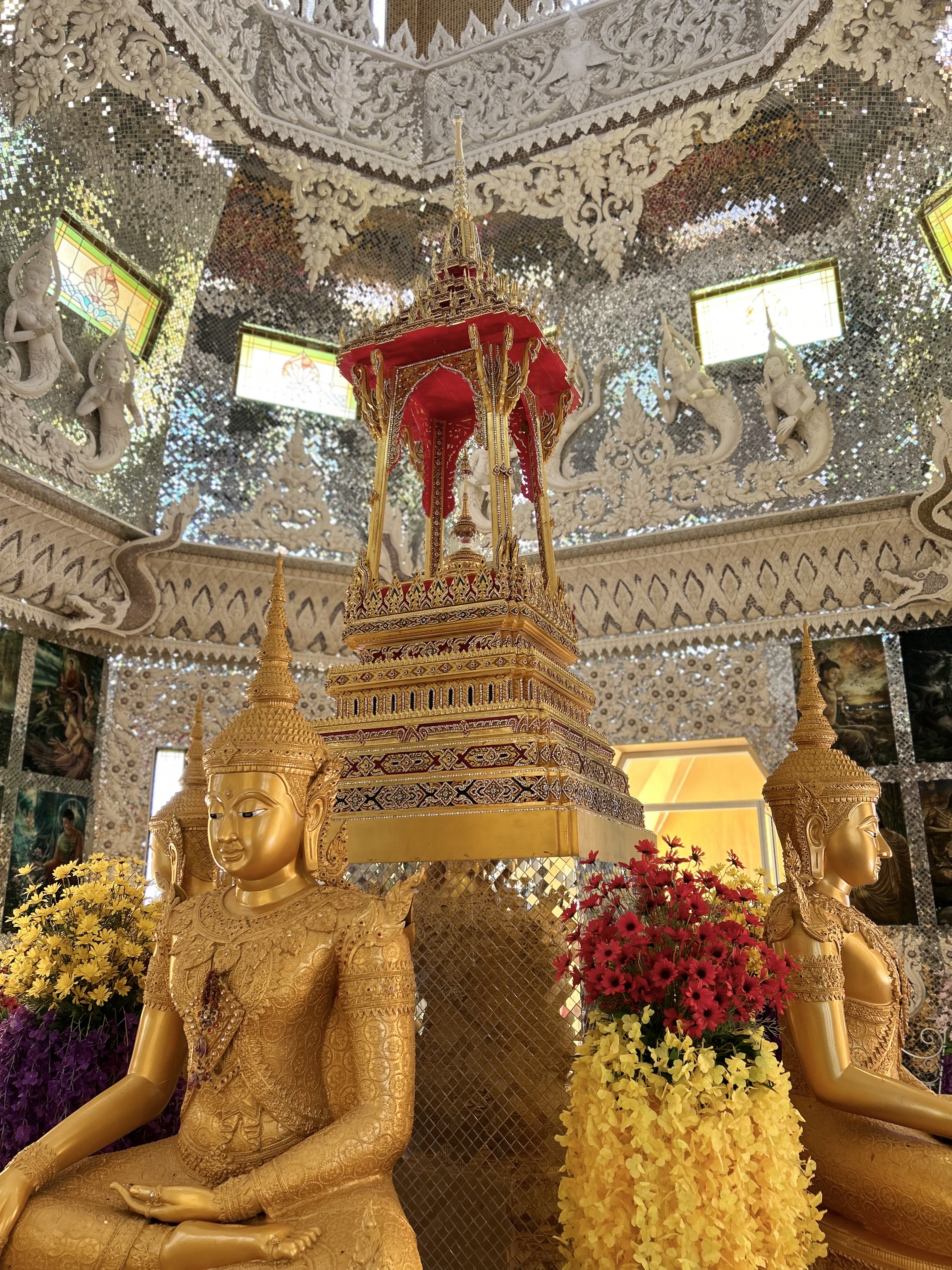 Inside the Ordination Hall (Ubosot)