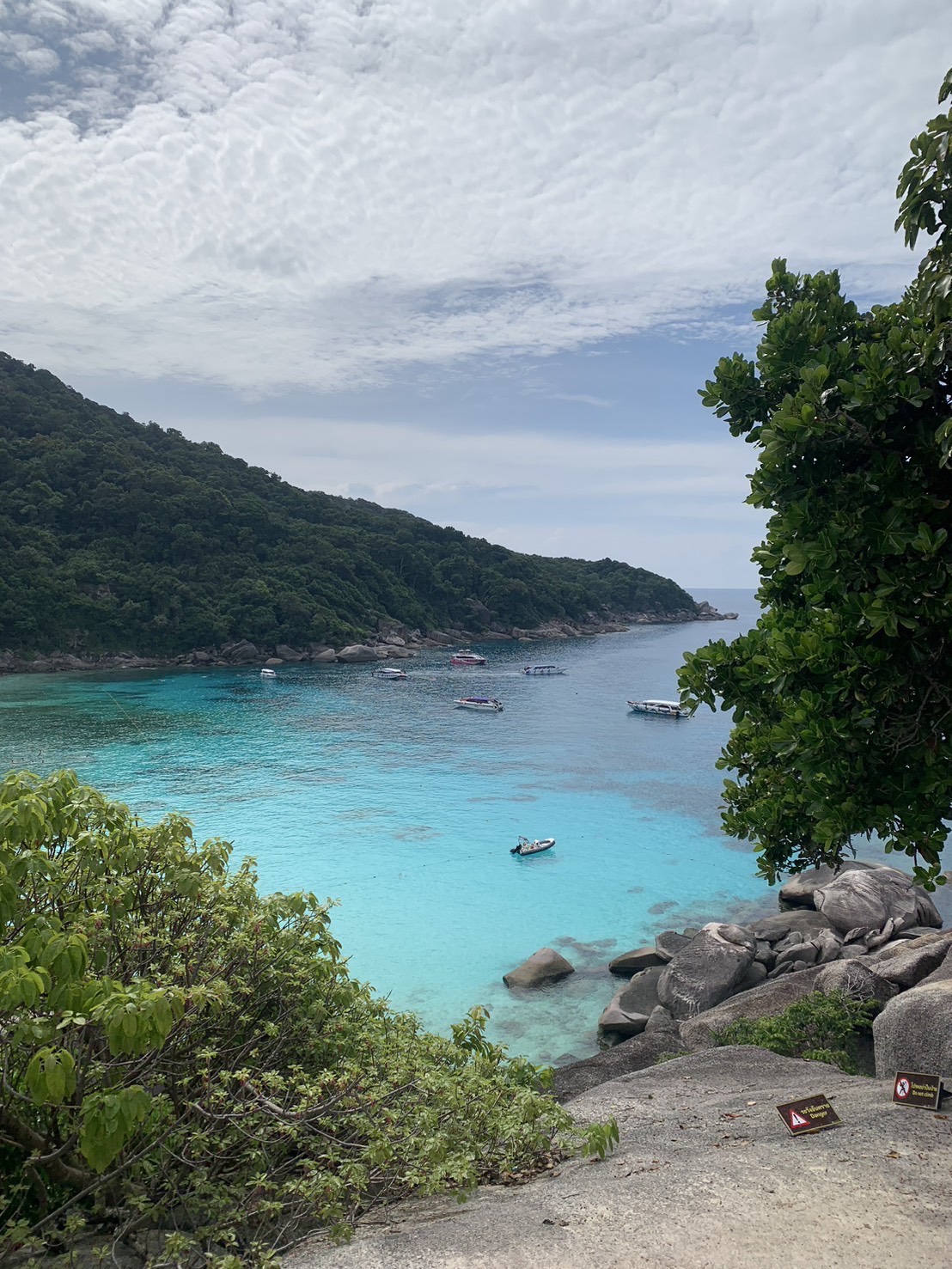 Die Aussicht vom Segelfelsen