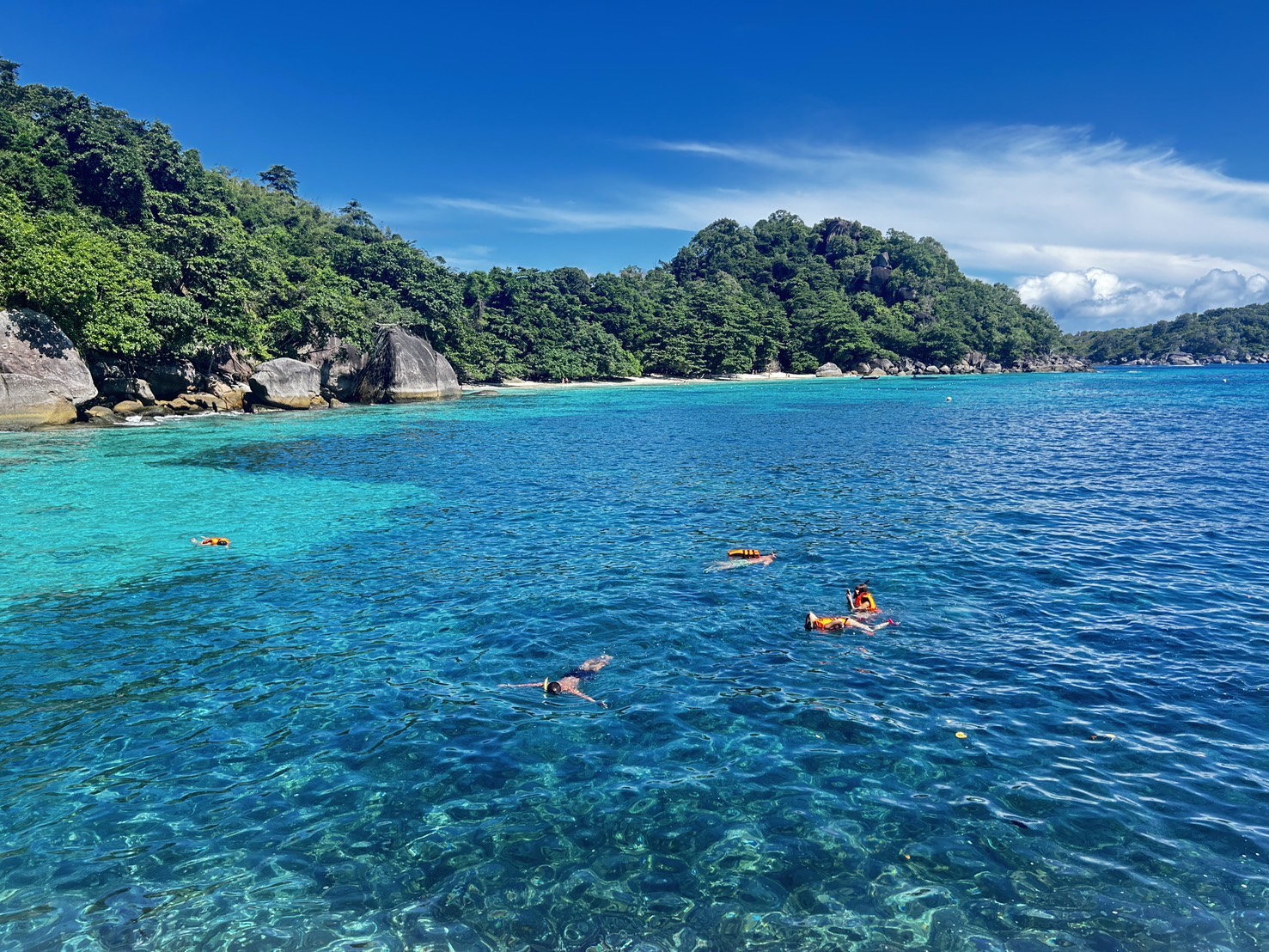 Schnorcheln bei der Similan Early Bird Tour